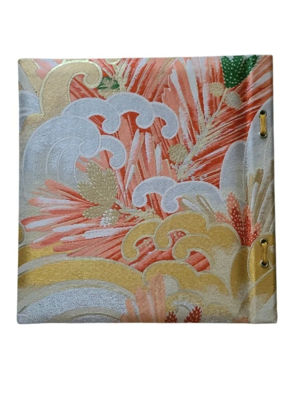 Gump's Vintage Japanese Silk Brocade Photo Album - In Original Box